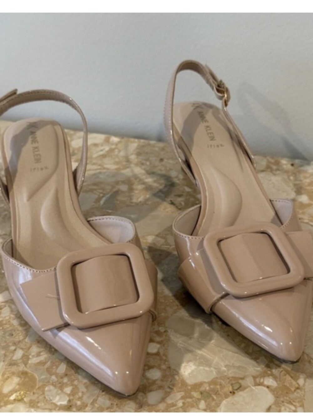Anne Klein | Patent Slingbacks